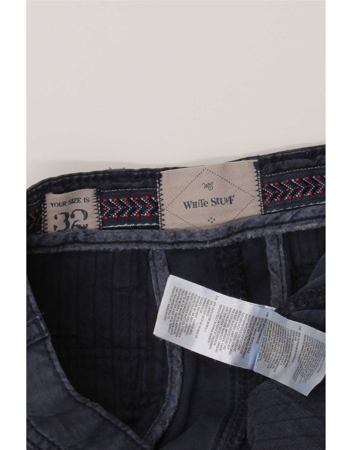Pantaloncini cargo da uomo White Stuff W32 cotone blu navy medio