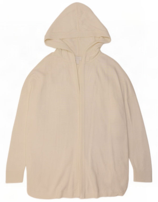 Maglione cardigan con cappuccio da donna The White Company Lounge UK 14 Large Off