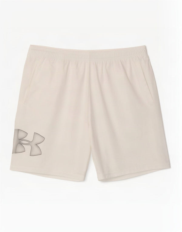 Pantaloncini sportivi Under Armour da uomo Heat Gear Graphic XL bianchi