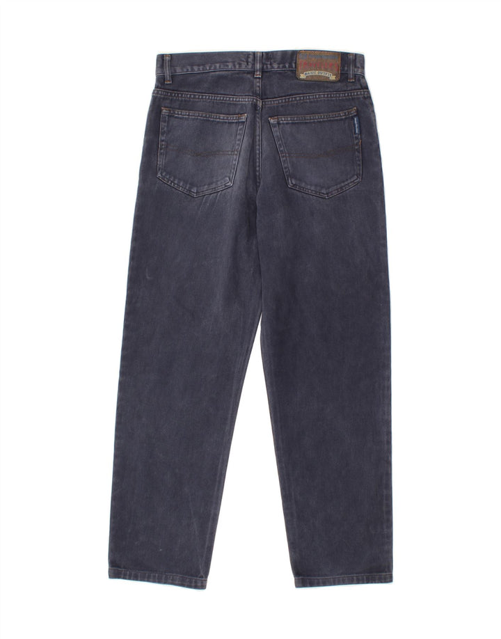 SERGIO TACCHINI Womens Straight Jeans W32 L30 Navy Blue Cotton Vintage Sergio Tacchini and Second-Hand Sergio Tacchini from Messina Hembry 