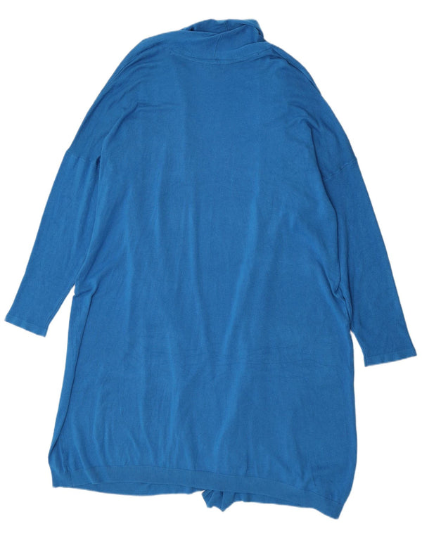 Maglione cardigan lungo autografo da donna Marks & Spencer UK 18 XL Blu