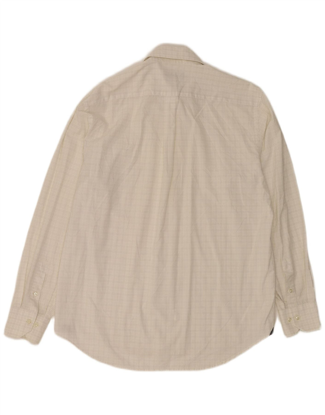 Camicia da uomo Best Company XL in cotone a quadri bianchi