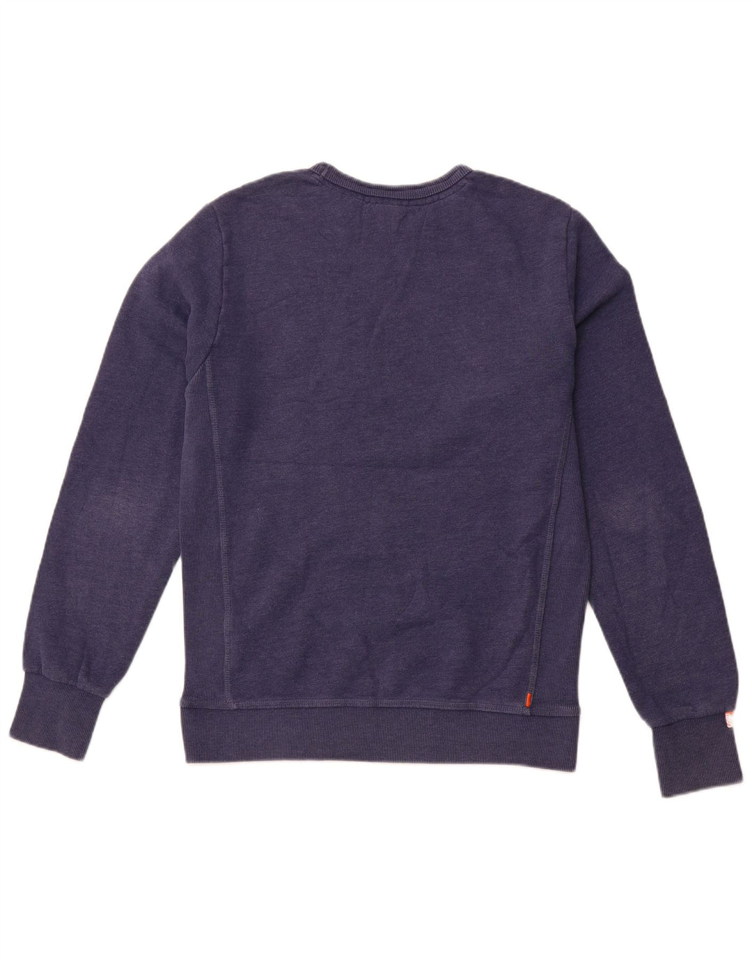 Felpa da uomo SUPERDRY Maglione grande cotone blu navy