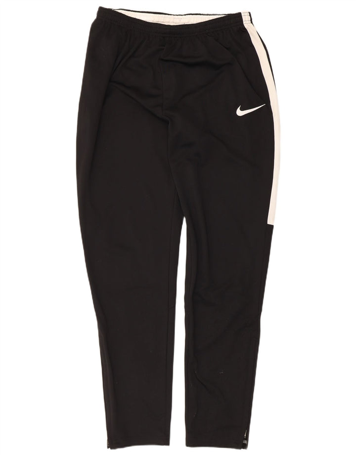 Nike Mens Dri Fit Tracksuit Trousers Large Black Colourblock Polyester