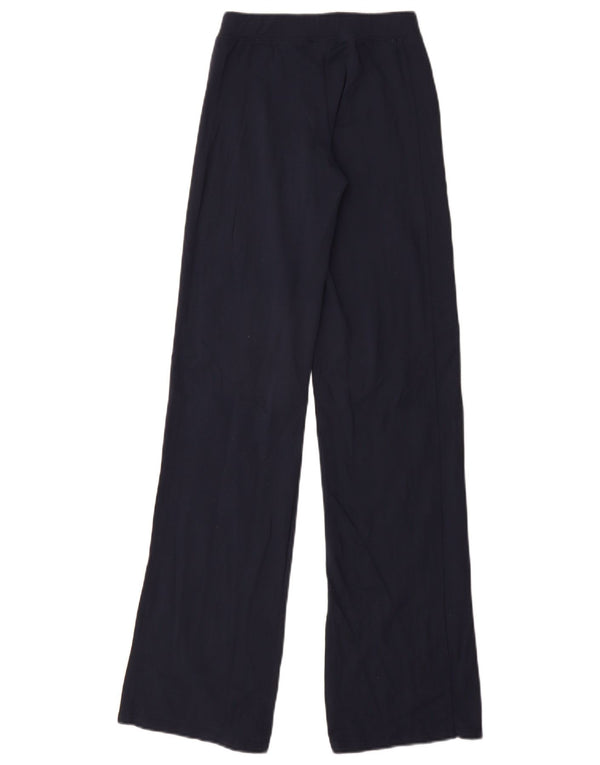 Pantaloni da tuta da donna Nike a gamba larga UK 6/8 XS nylon blu navy