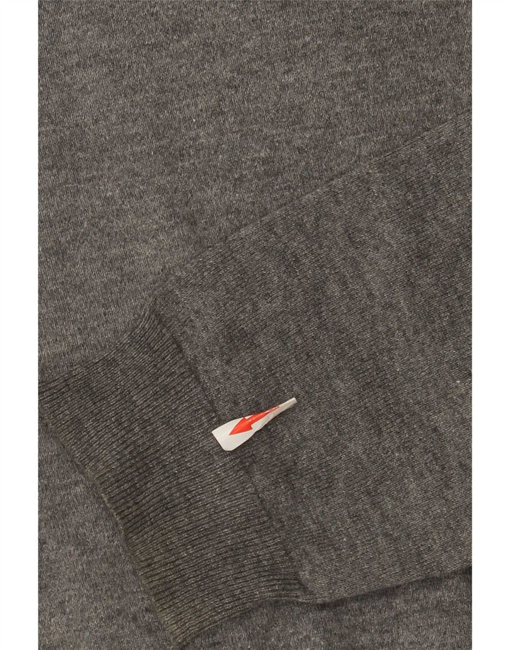 Maglione maglione girocollo vestibilità regolare da uomo Sun68 XL lana grigia