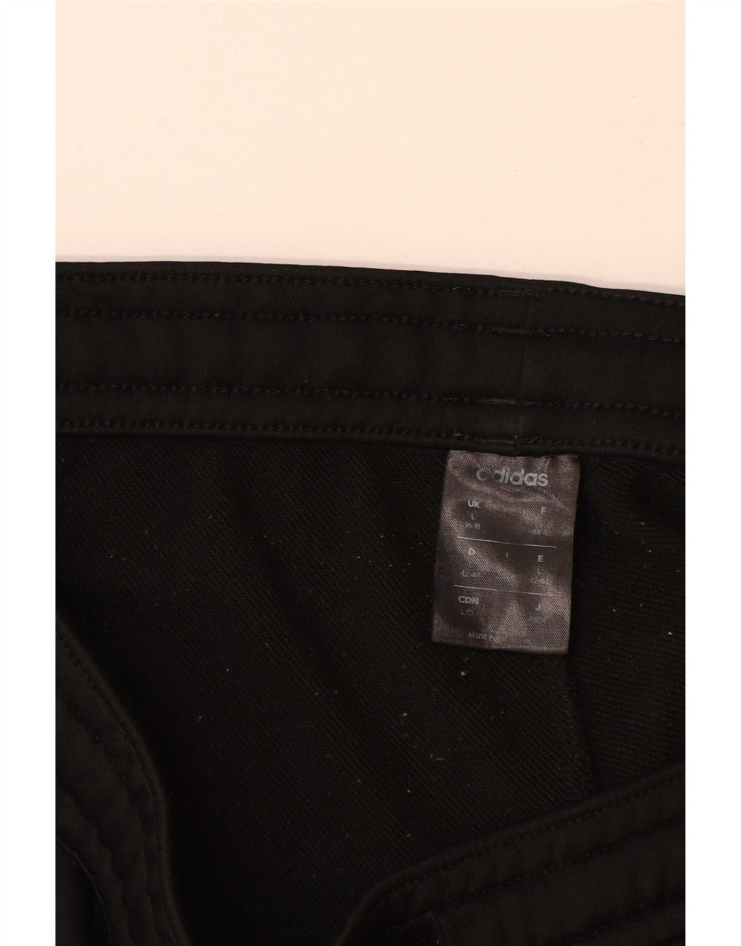Pantaloni da tuta da donna Adidas Joggers UK 16/18 Large Nero Poliestere