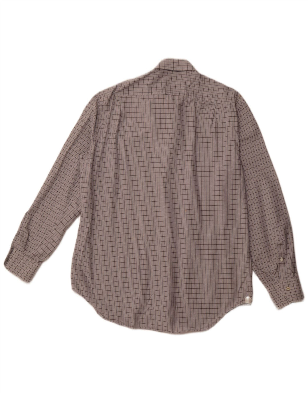 Camicia da uomo ERMENEGILDO ZEGNA Taglia 41 16 Cotone a quadri bianco sporco grande