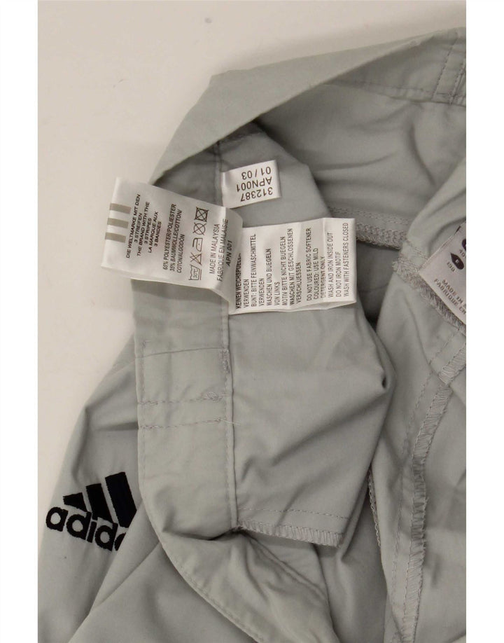 Pantaloni Adidas Graphic Capri da uomo W40 L21 poliestere grigio