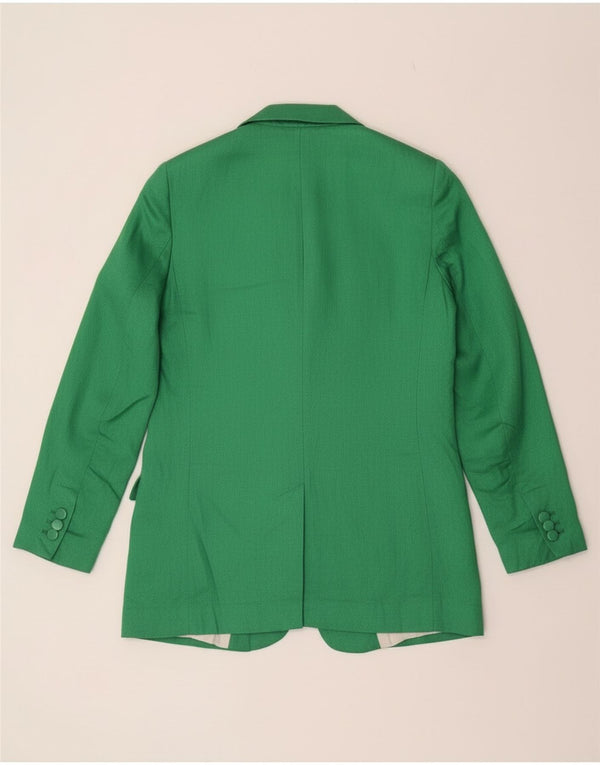 Giacca blazer aperta da donna Zara UK 10 piccola verde