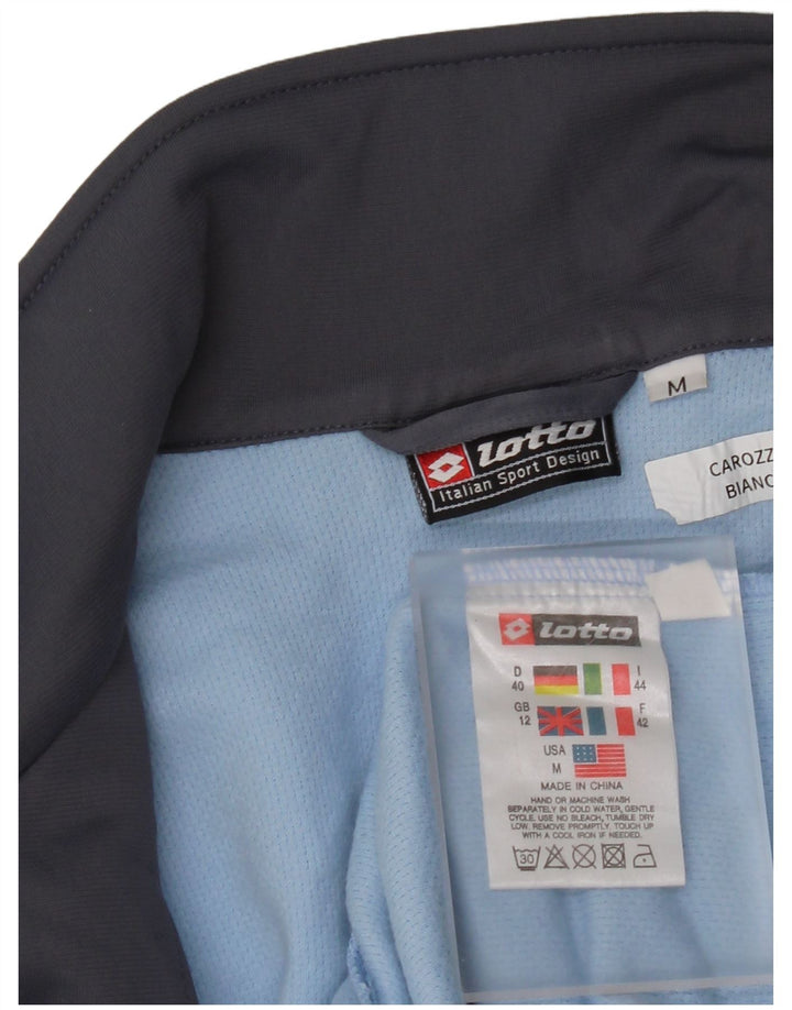 Giacca da tuta da donna Lotto UK 12 Poliestere color block blu medio