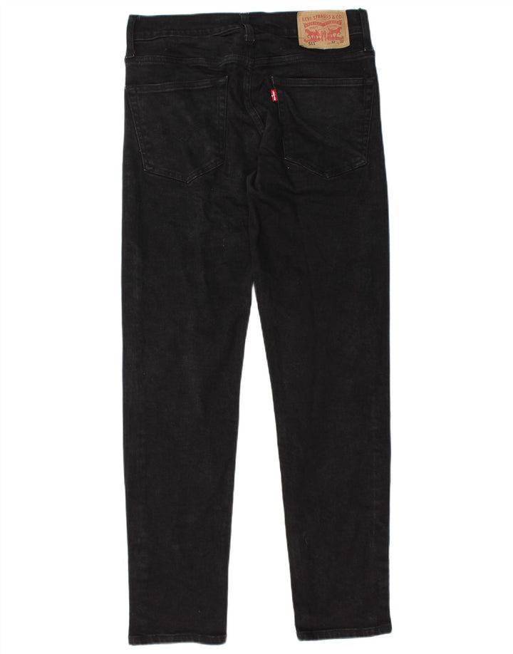 Jeans Levi's Uomo 511 Slim W32 L32 Cotone Nero