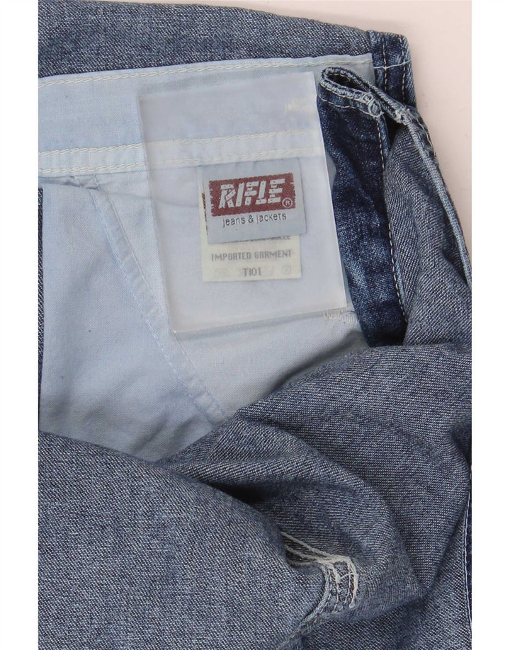 Salopette cargo da uomo Rifle Jeans W28 L34 Cotone blu