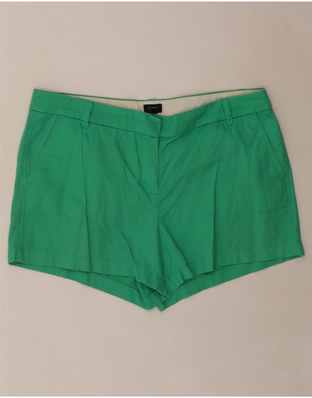 Pantaloncini chino da donna J. CREW US 14 XL W36 cotone verde