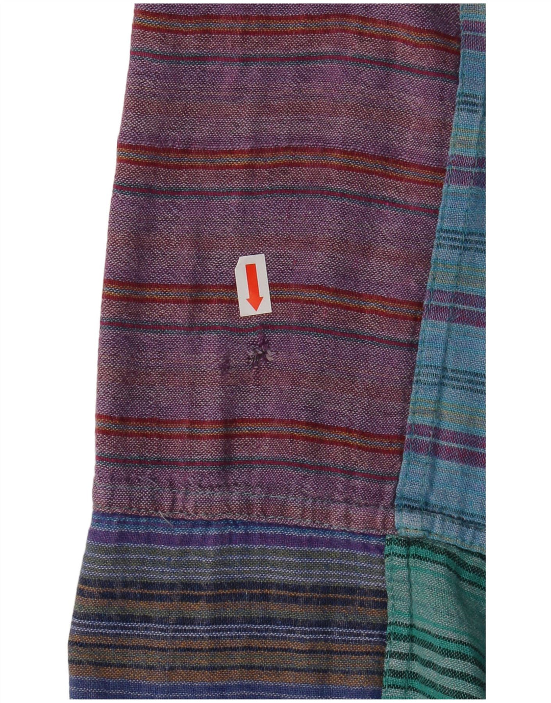 Pantaloni Harem da donna VINTAGE W30 L22 Patchwork multicolore