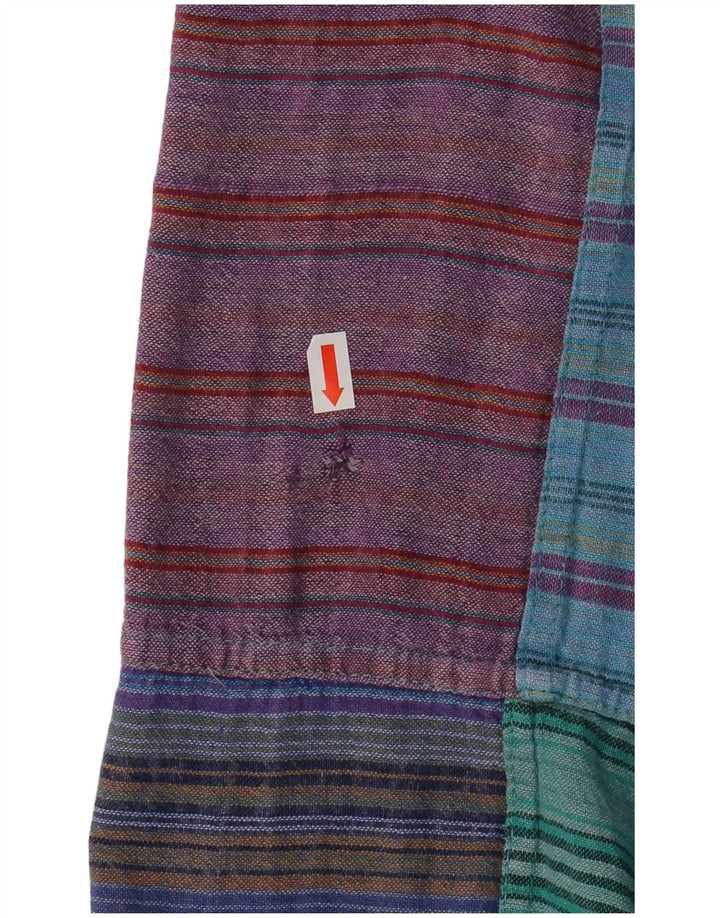 Pantaloni Harem da donna VINTAGE W30 L22 Patchwork multicolore