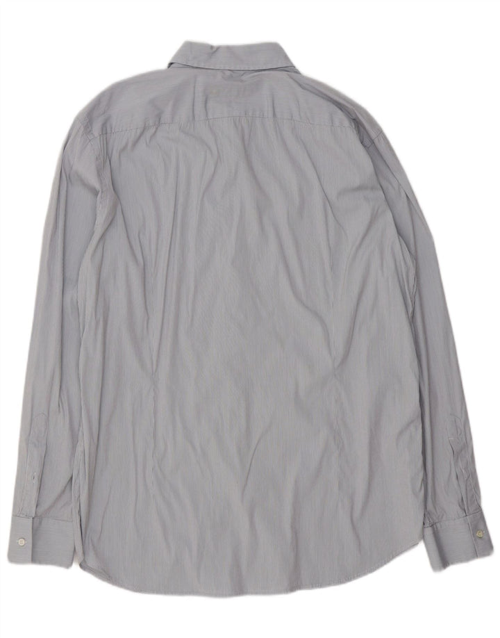 Camicia da uomo HUGO BOSS XL in cotone a quadri grigi