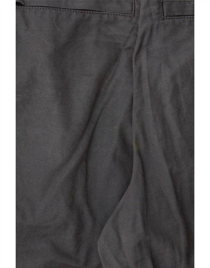 MARKS & SPENCER Pantaloncini cargo da uomo W34 Large Blu Navy in cotone