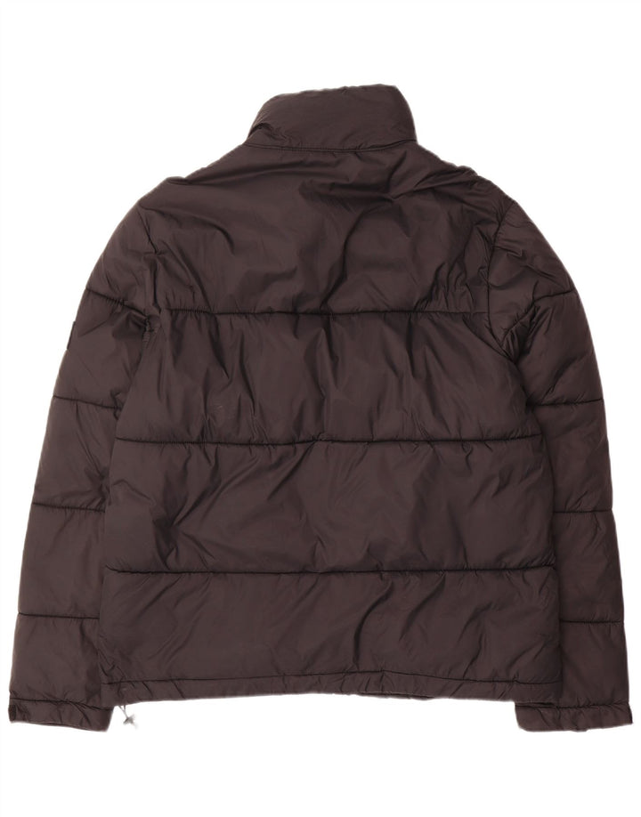 Giacca imbottita da uomo Zara UK 40 grande poliestere nero