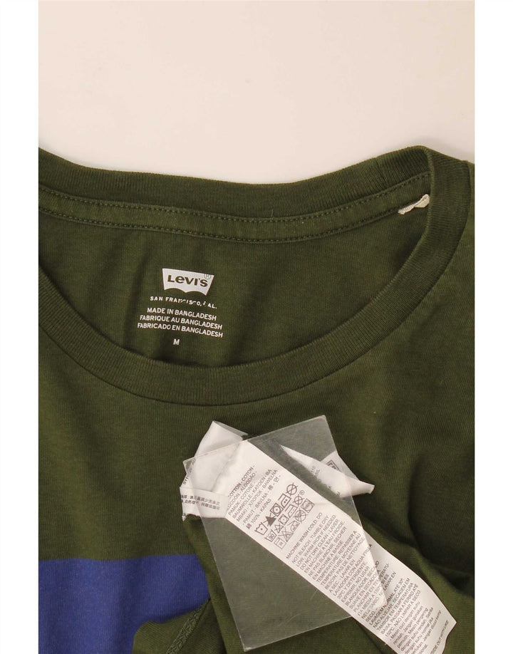 T-shirt grafica da uomo Levi's Top in cotone kaki medio
