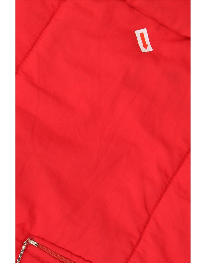 Piumino Uomo BRUGI IT 50 Large Rosso Poliammide