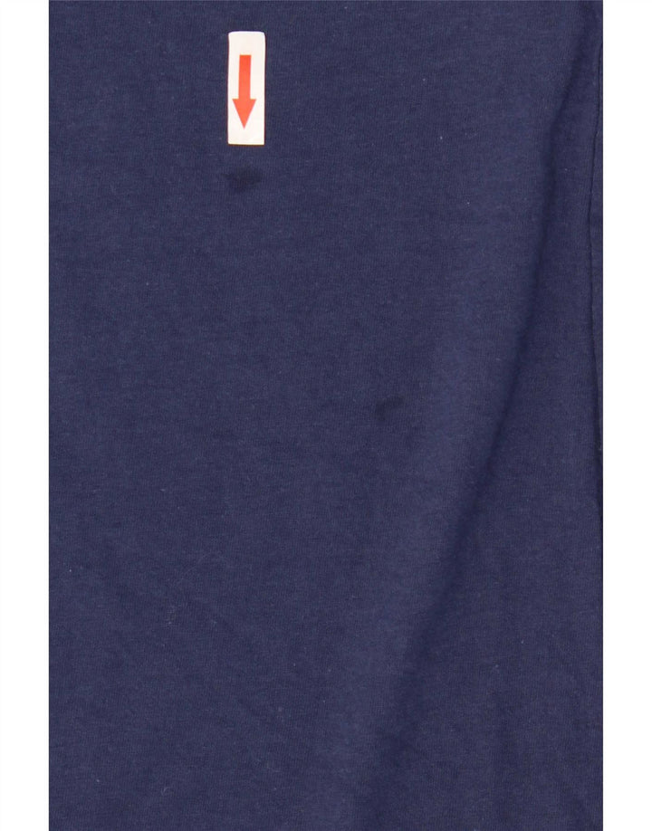 T-shirt grafica da uomo Nike Top in cotone blu navy medio