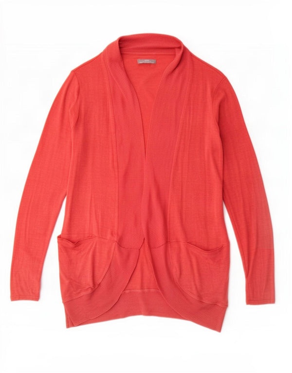 Maglione cardigan aperto da donna Zara UK 10 piccolo rosa viscosa