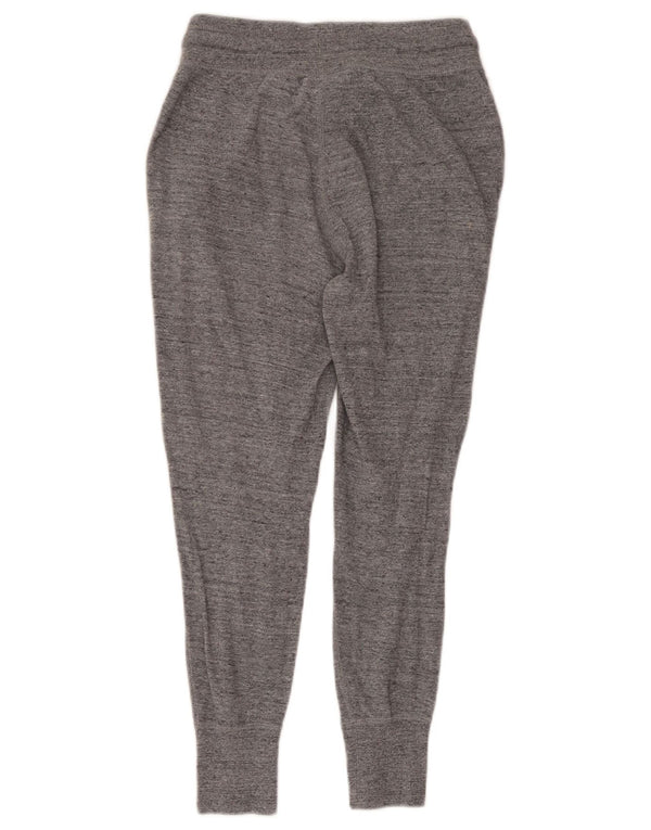Pantaloni da tuta corti Nike da donna, pantaloni da jogging UK 6 XS, cotone chiazzato grigio