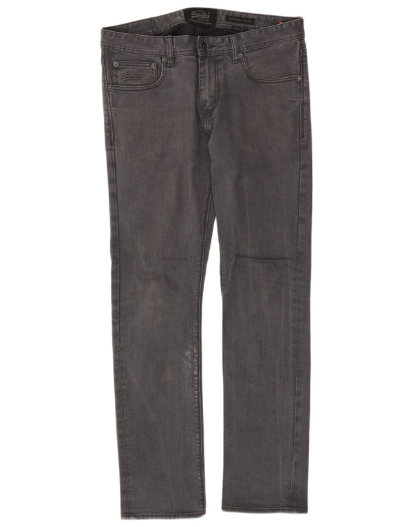 Jeans uomo corporal slim Superdry W33 L32 cotone grigio