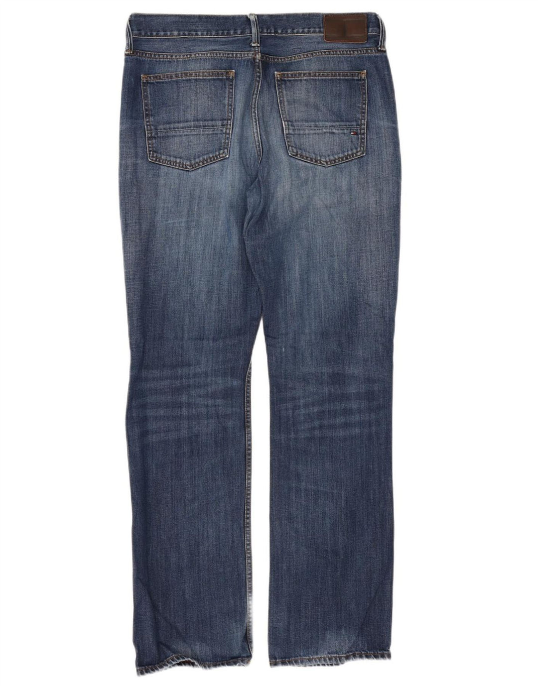 Jeans dritti regolari da uomo Tommy Hilfiger W36 L34 cotone blu
