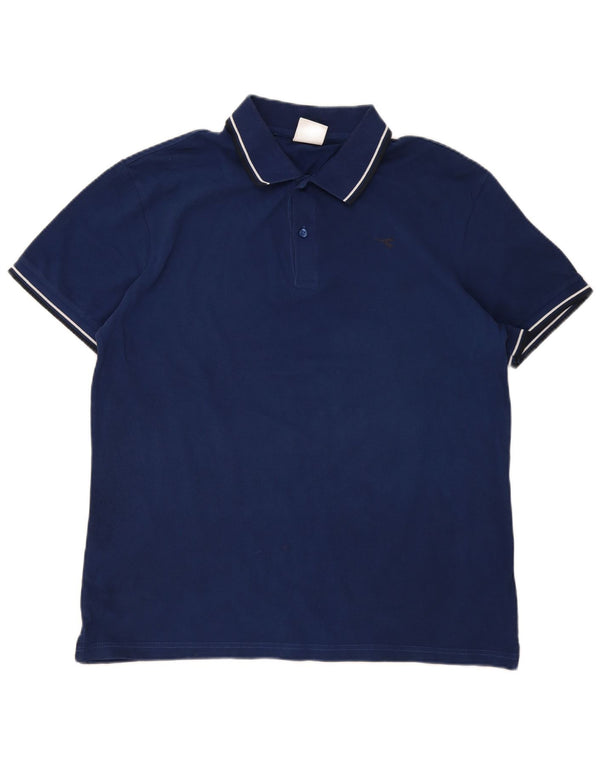 Polo Diadora Uomo 2XL Cotone Blu Navy