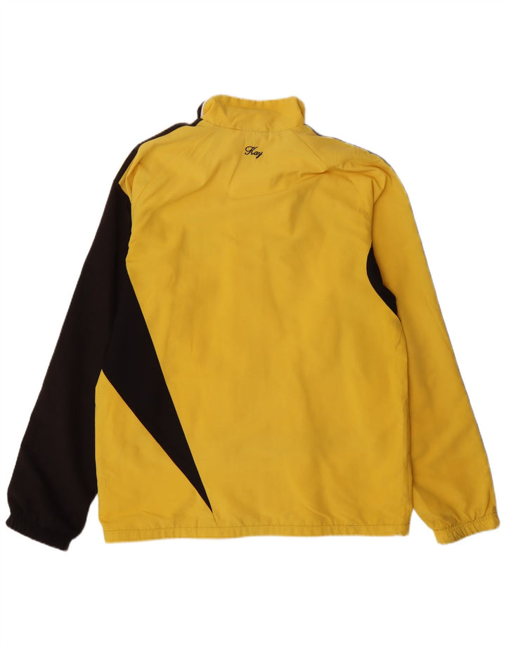 Giacca da tuta da uomo ADIDAS UK 38/40 Medium Yellow Colourblock