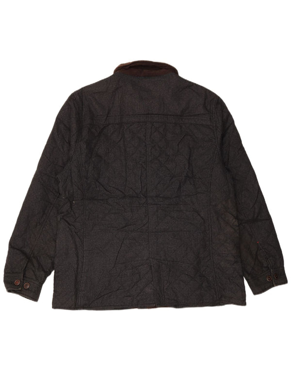 JOULES Giacca trapuntata da uomo UK 44 2XL Poliestere blu navy