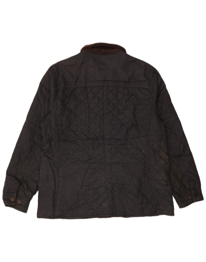 JOULES Giacca trapuntata da uomo UK 44 2XL Poliestere blu navy