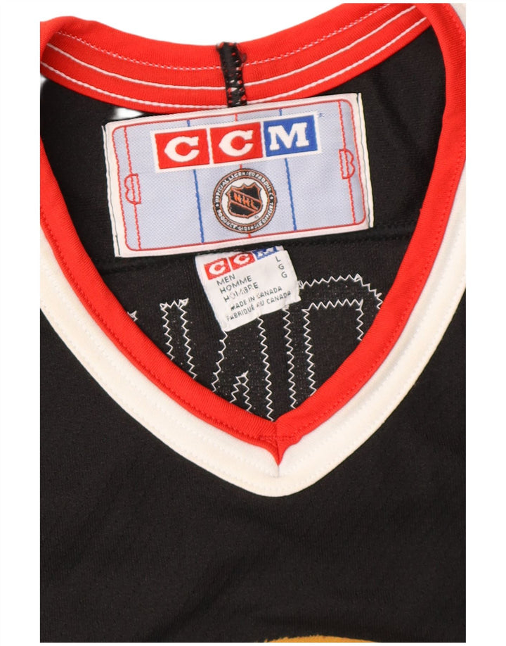 Maglia CCM NHL da uomo Chicago Blachawks Tonny Amonte 10 maglia grande nera