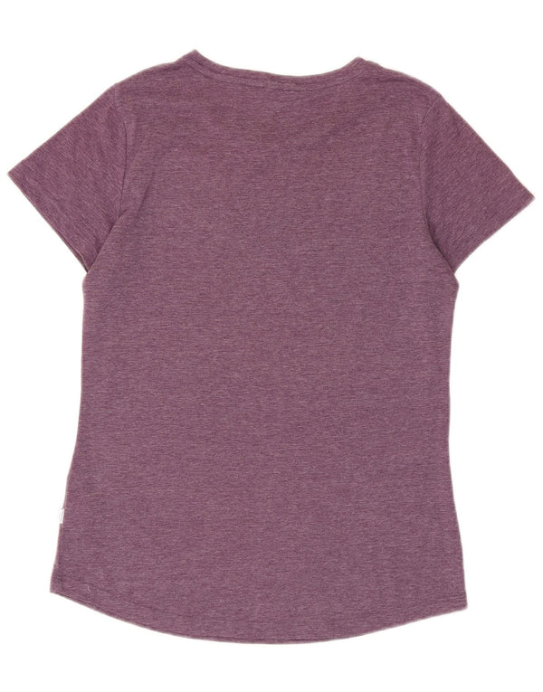 T-shirt grafica da donna Puma Top UK 12 poliestere viola medio
