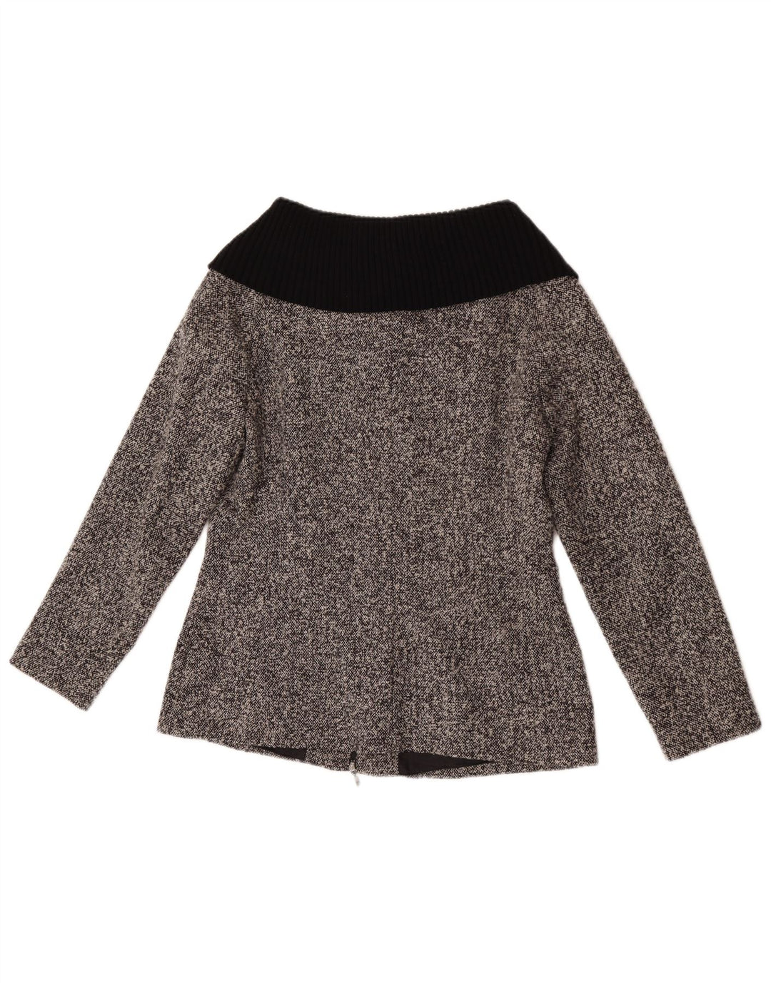 Giacca Blazer da donna Luisa Spagnoli IT 46 Large in lana screziata grigia