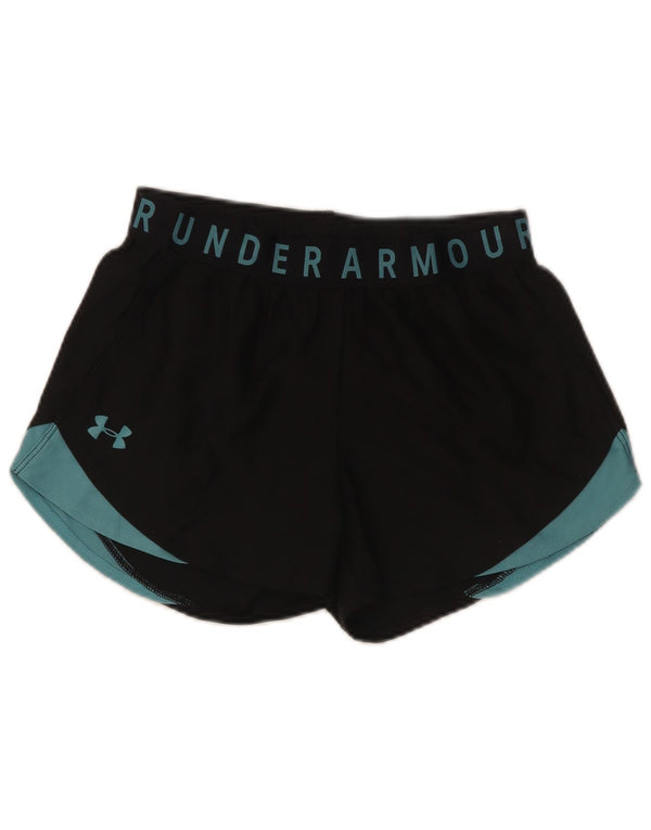 Pantaloncini sportivi Under Armour da donna Heat Gear UK 6 XS Black Colourblock