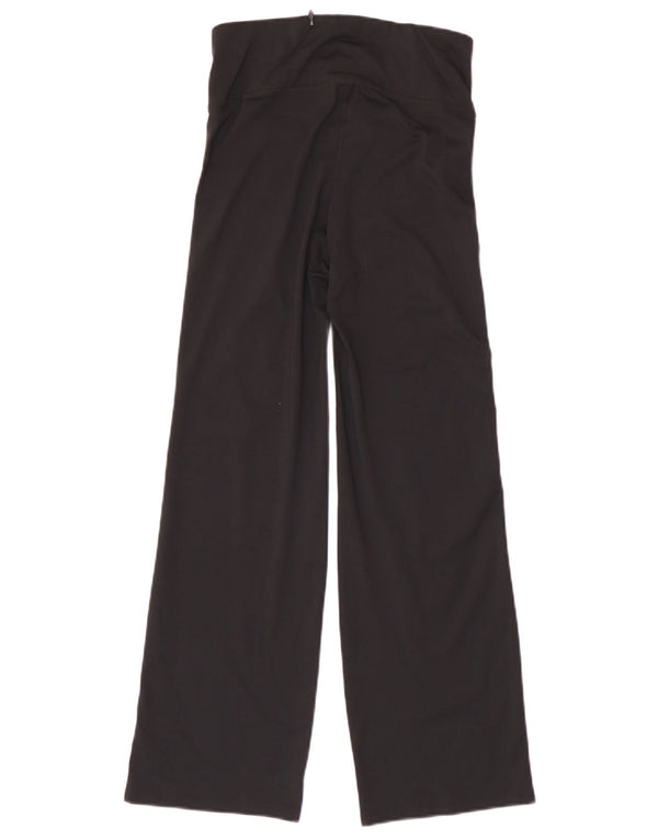 Pantaloni da tuta da donna Marks & Spencer a gamba larga UK 8 piccoli neri