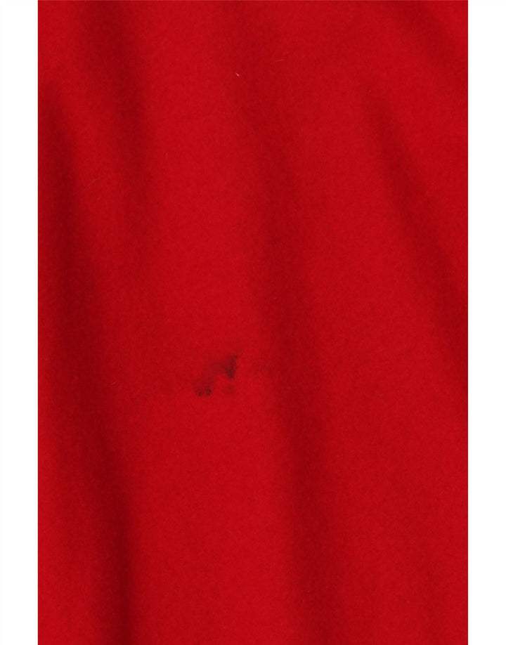 Gonna a trapezio da donna vintage W24 XS rossa