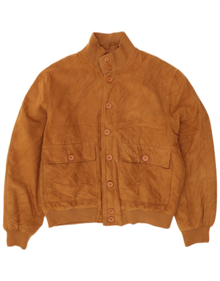 Giubbotto bomber da uomo BRUGI UK 42 XL poliestere marrone