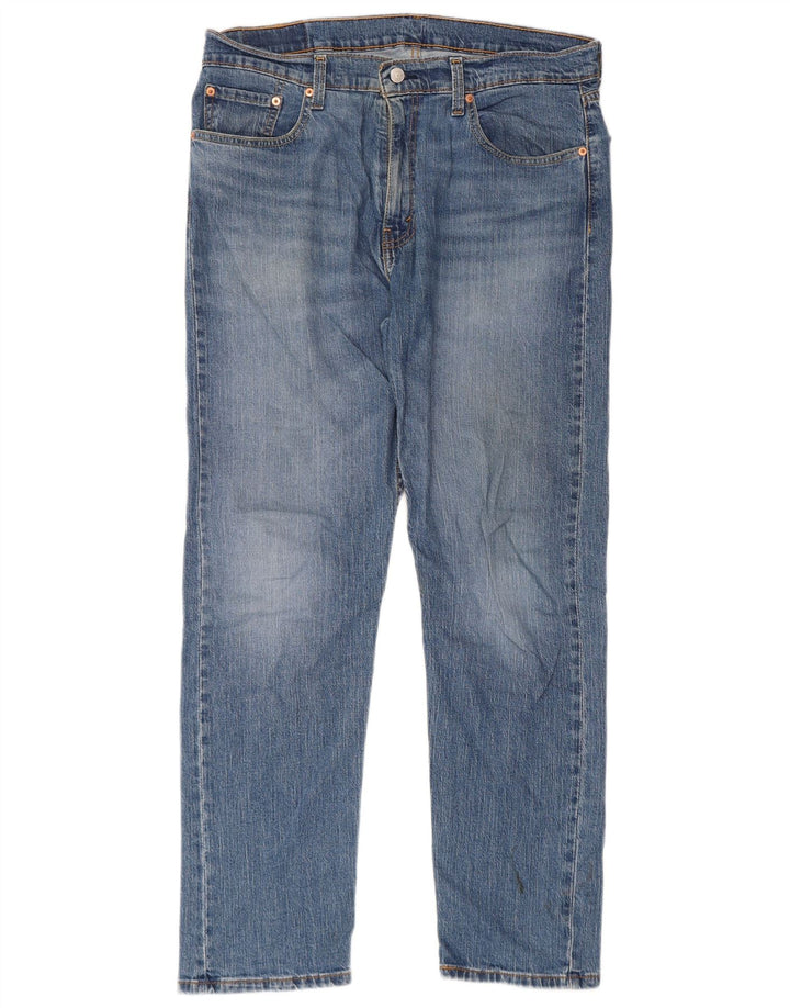Levi's Uomo 502 Jeans affusolati W36 L32 Cotone blu