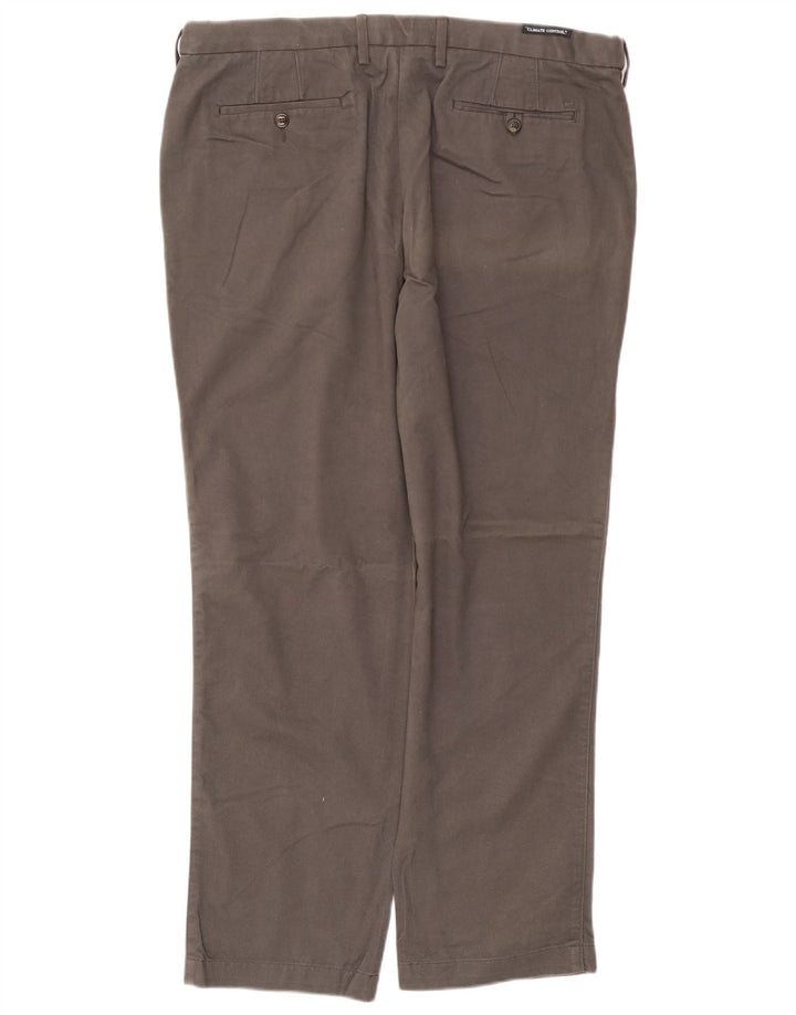 Pantaloni chino dritti Marks & Spencer da uomo blu Harbour W40 L31 grigi