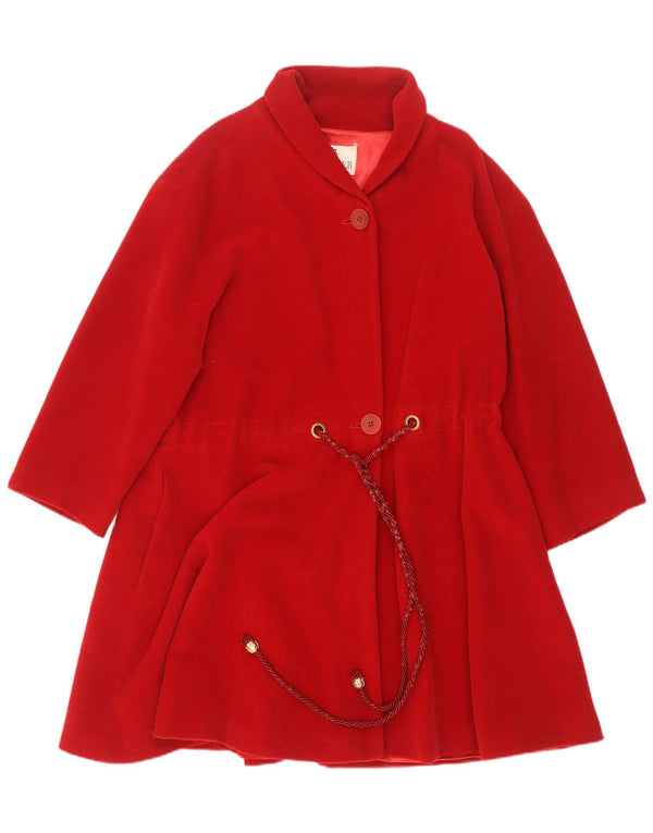 Soprabito oversize da donna Deni-Cler UK 10 Small Rosso Lana