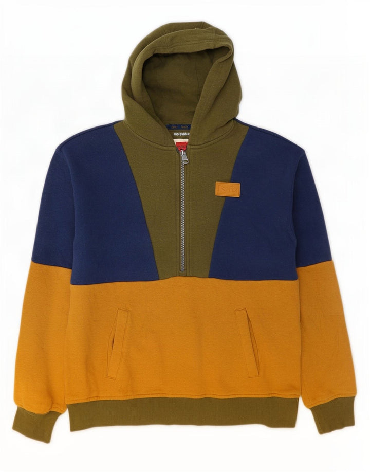 Maglione con cappuccio grafico per ragazzi Levi's 12-13 anni grande multicolore