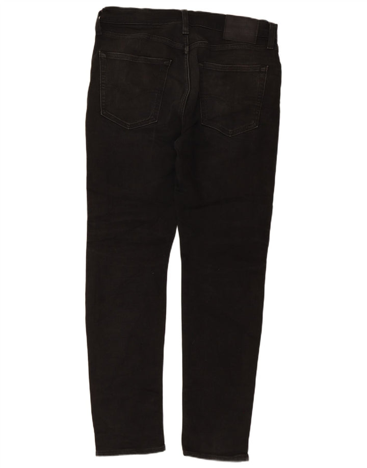 Jeans Levi's Uomo 512 Slim Tapered W34 L32 Cotone Nero