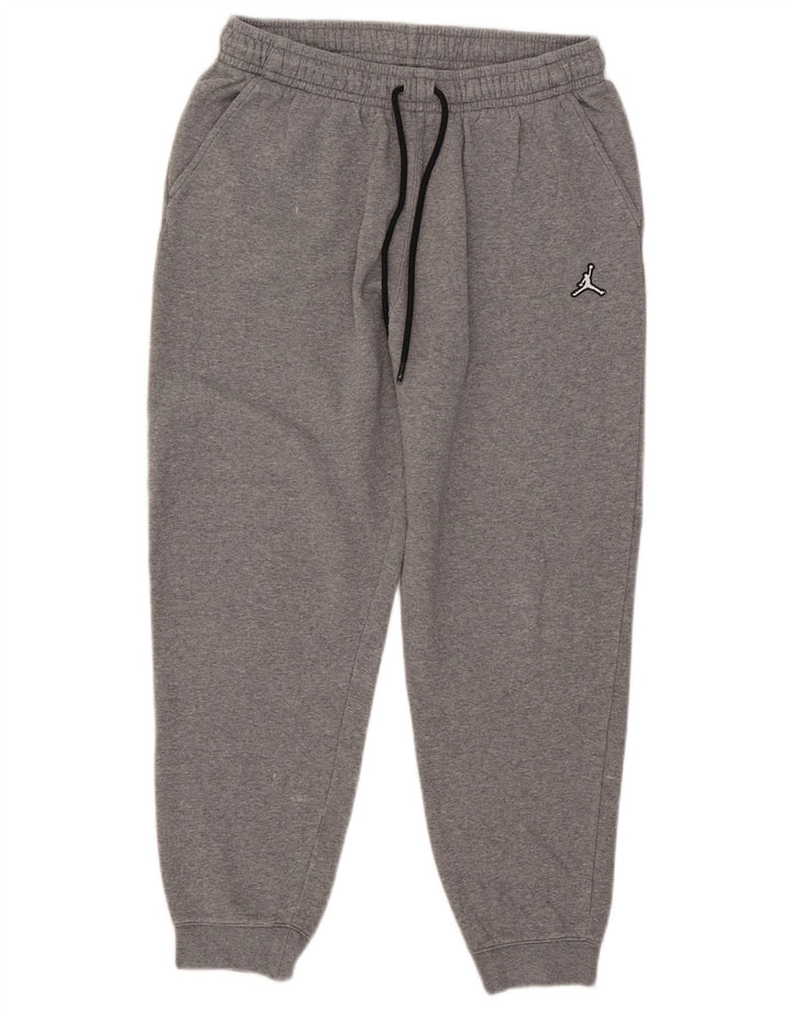 Pantaloni da tuta da uomo Jordan Joggers grandi in cotone grigio