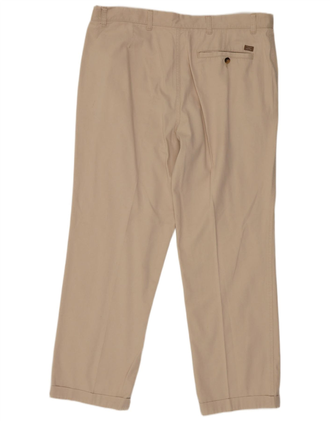 Pantaloni chino regolari con pegged da uomo Marks & Spencer W38 L31 in cotone beige