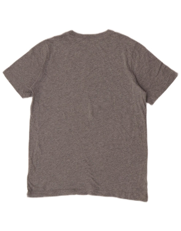T-shirt da ragazzo Nike Top 13-14 anni XL in cotone mélange grigio