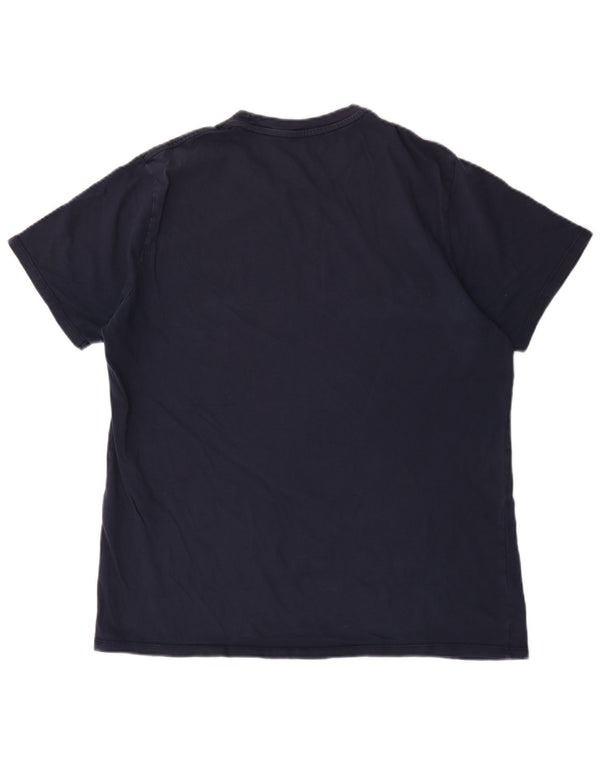 T-shirt grafica da uomo Levi's Top XL in cotone blu navy